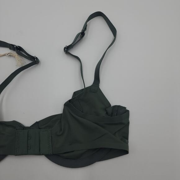 Aerie SMOOTHEZ Unlined Full Coverage Bra in Royal Palm Size 32B - Picture 5 of 9